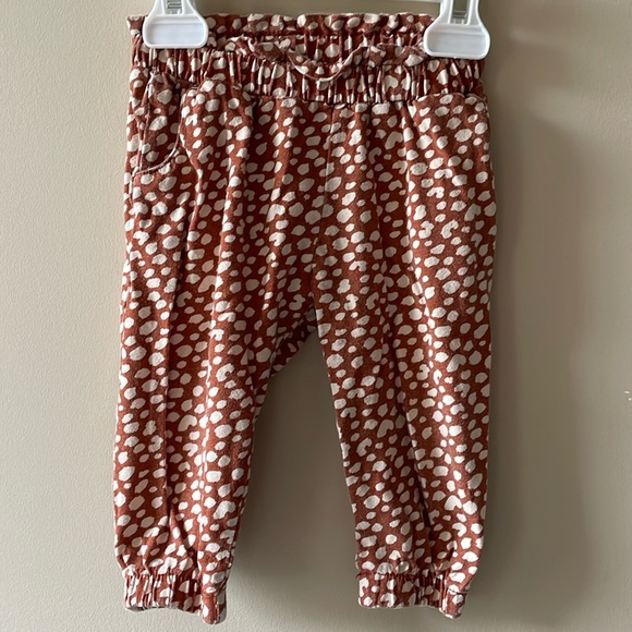BABY GAP Brown Cheetah Two Piece 6-12 Months - Picture 2 of 7